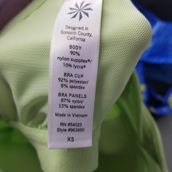 Athleta peace of mind neon lime yellow tank - Picture 4 of 6